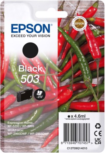 Epson 503 cartuccia d'inchiostro 1 pz Originale Resa standard Nero