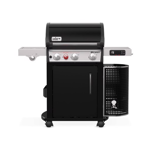 Weber Spirit EPX-335 GBS Barbecue Carrello Gas Nero, Stainless steel