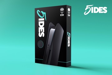 5ides panels ps5disk black