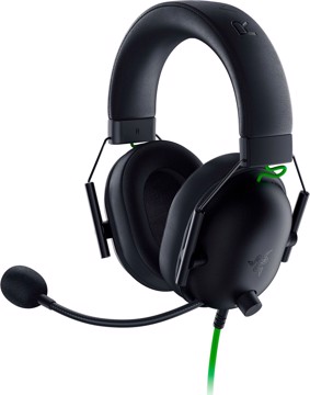 Cuffia game razer blacksharkv2 mic,cavo1.8m,3.5mm scheda usb