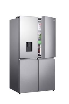 Frigo side by side 4porte inox h178,5 l91,2 p72,5 tanica