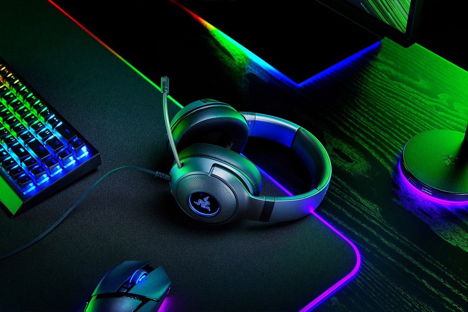 Razer Kraken V3 X Auricolare Cablato A Padiglione Giocare USB tipo A Nero, Cuffie per PC in Offerta su Stay On