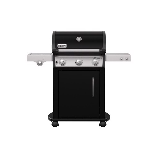 Weber Spirit E-325 GBS Barbecue Carrello GPL Nero, Stainless steel 9380 W