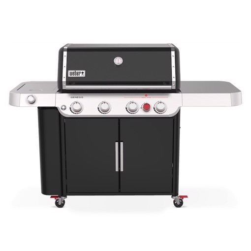 Weber Genesis E-435 Barbecue Carrello GPL Nero, Stainless steel 14100 W