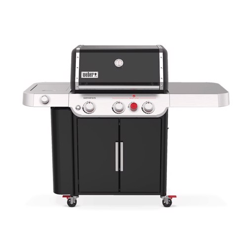 Weber Genesis E-335 Barbecue Carrello GPL Nero, Stainless steel 11400 W