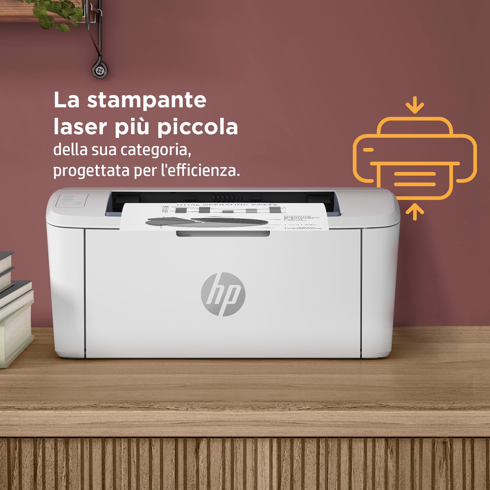 HP LaserJet Stampante M110w, Bianco e nero, Stampante per Piccoli
