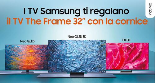 I TV Samsung ti regalano il TV The Frame 32” con la cornice