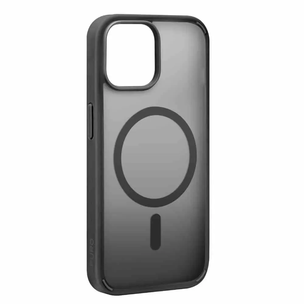 CEKA TECH Cover Portafoglio Per IPhone 15 Pro Max Con Chiusura Magnetica E Slot Per Carte - Pelle PU Nero - 2