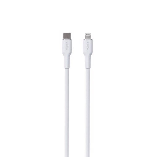PURO PUCAPLTUSBCICONWHI cavo Lightning 1,5 m Bianco