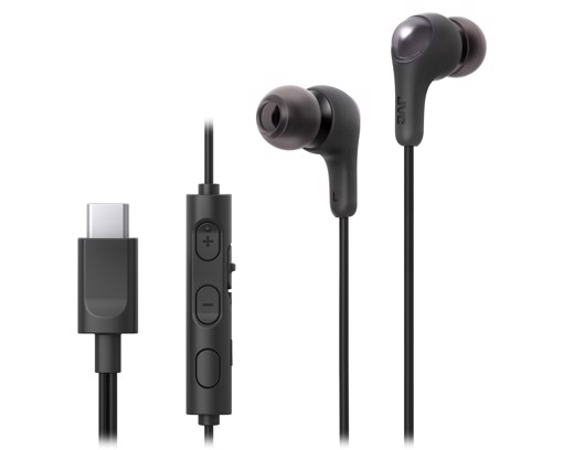 JVC HA-FR9UC Auricolare Cablato In-ear Musica e Chiamate USB tipo-C Nero