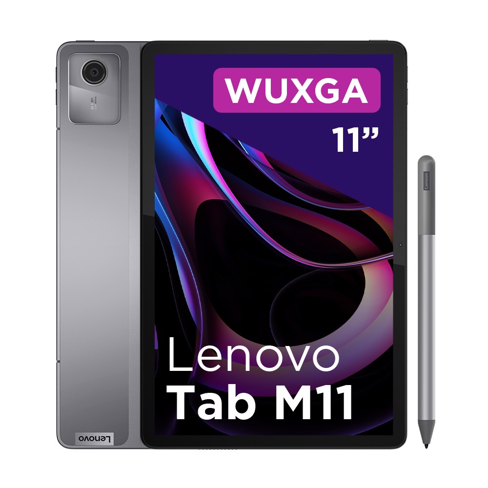 LENOVO Tab M11 TB330FU + Pen KTK G88 4GB 128GB WIFI 10.95INCH 1920*1200 IPS  90Hz LUNA GREY ANDROID 13, Tablet in Offerta su Stay On