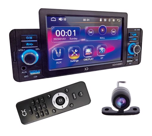 XD Enjoy XDVH9981 Ricevitore multimediale per auto Nero 100 W Bluetooth