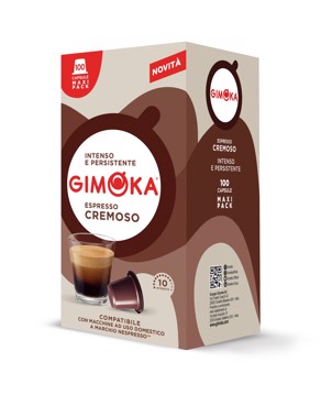 Gimoka Caffè Capsule per Nespresso Espresso Cremoso 100 pz