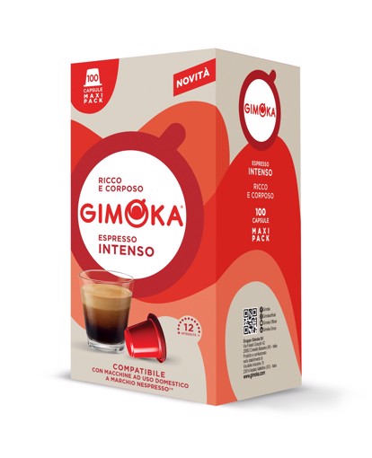 Gimoka Caffè Capsule per Lavazza Espresso Intenso 100 pz