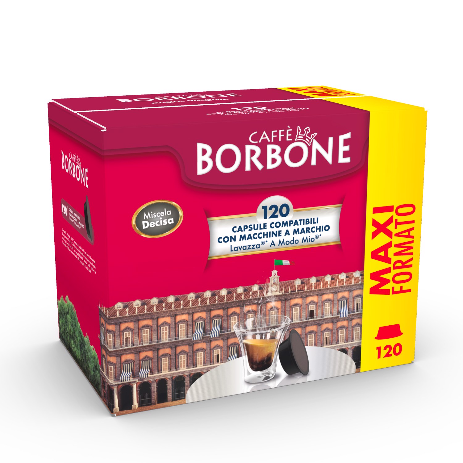 Caffè Borbone - Capsule compatibili Dolce Gusto, miscela Red