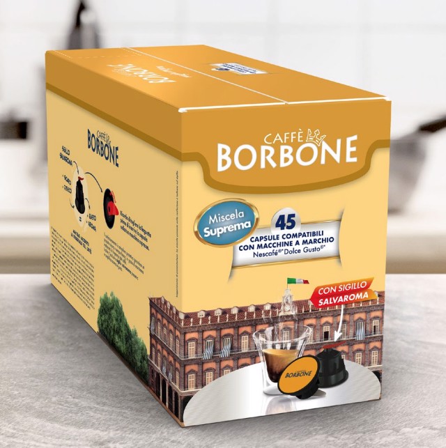 Caffè Borbone Capsule per Dolcegusto Miscela Suprema 45 pz