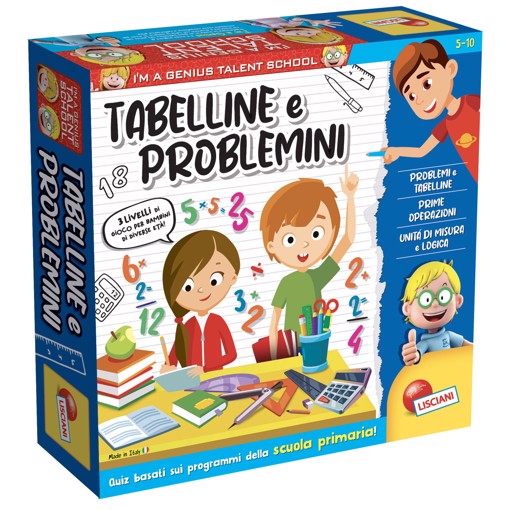 Liscianigiochi I’m A Genius Ts Tabelline E Problemini