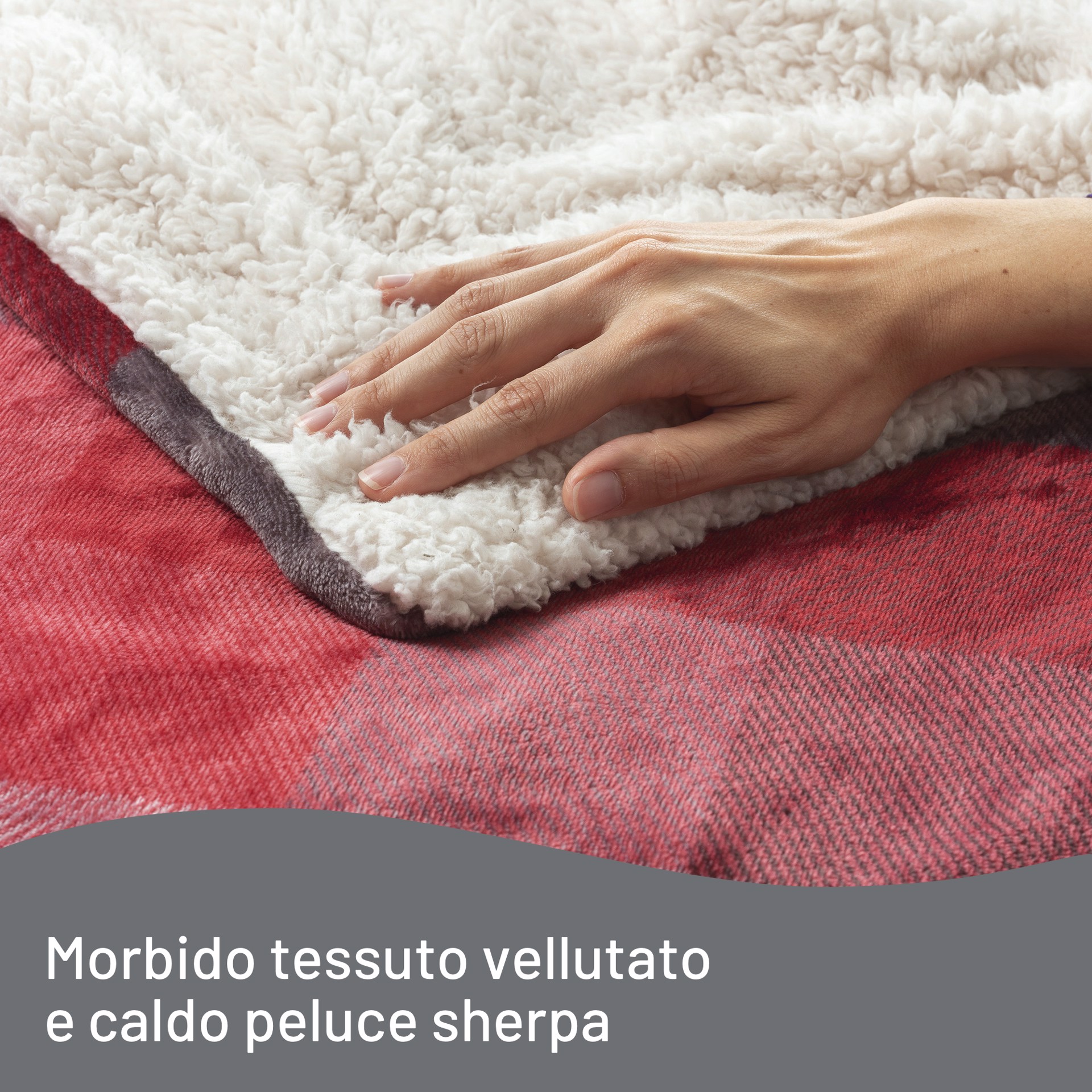 IMETEC CaldoPlaid Velvet Tartan Plaid Riscaldabile, Morbida Coperta  Elettrica 160x120 cm, Basso Consumo, Tecnologia Adapto, Dispositivo di  Sicurezza, Rapido Riscaldamento, 6 Temperature, Lavabile, Termocoperte in  Offerta su Stay On