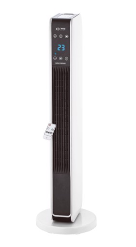 XD Enjoy XDKPT5163L Termoventilatore Nero, Bianco 2000 W Riscaldatore ambiente elettrico con ventilatore