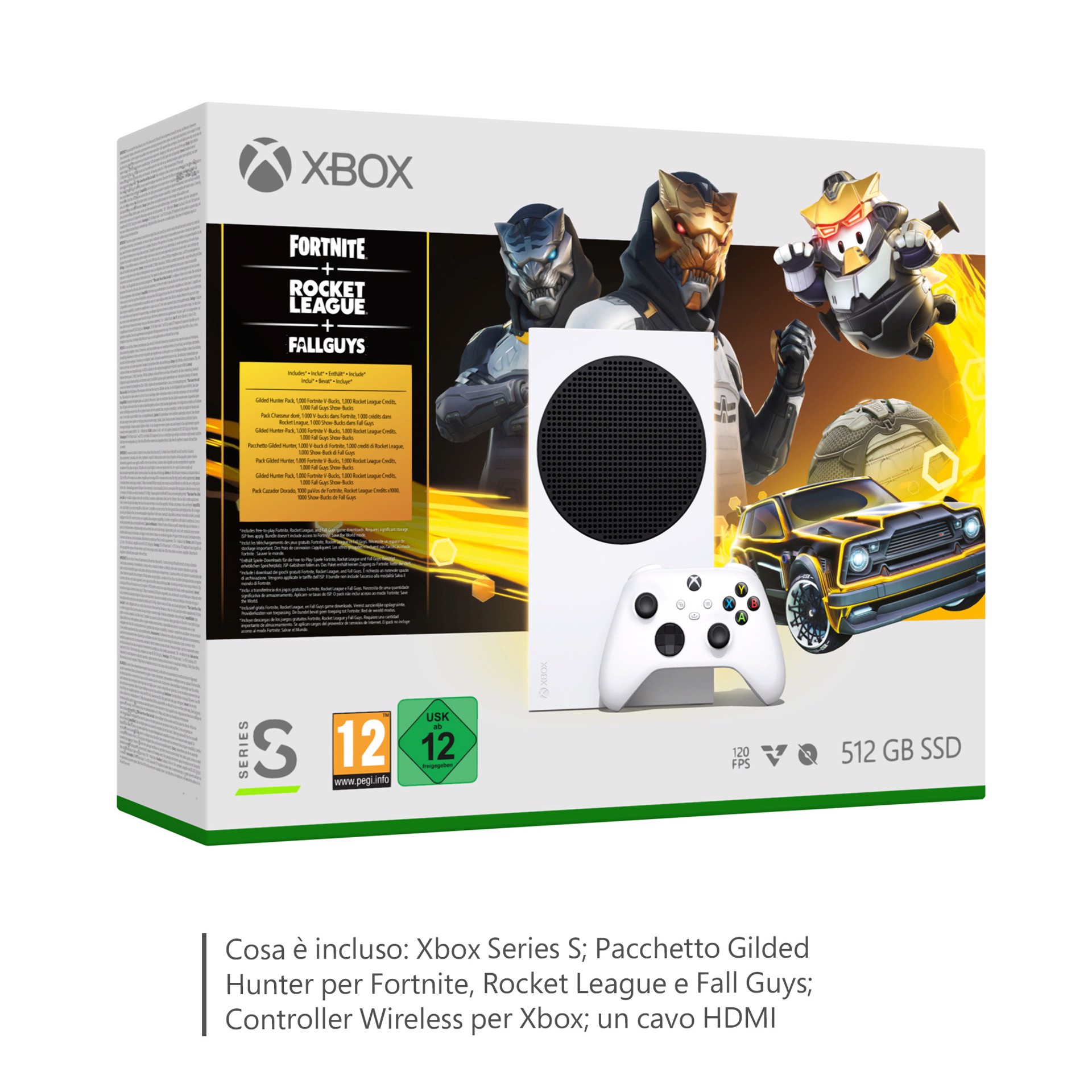 MICROSOFT Xbox Series S – Gilded Hunter 512 GB Wi-Fi Bianco, Console Xbox  X e Xbox S in Offerta su Stay On