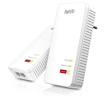 Fritz powerline 1240ax wlan wps,wifi6 600mbit,2lan gigabi