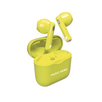 Auricolari tws semi in ear yellow