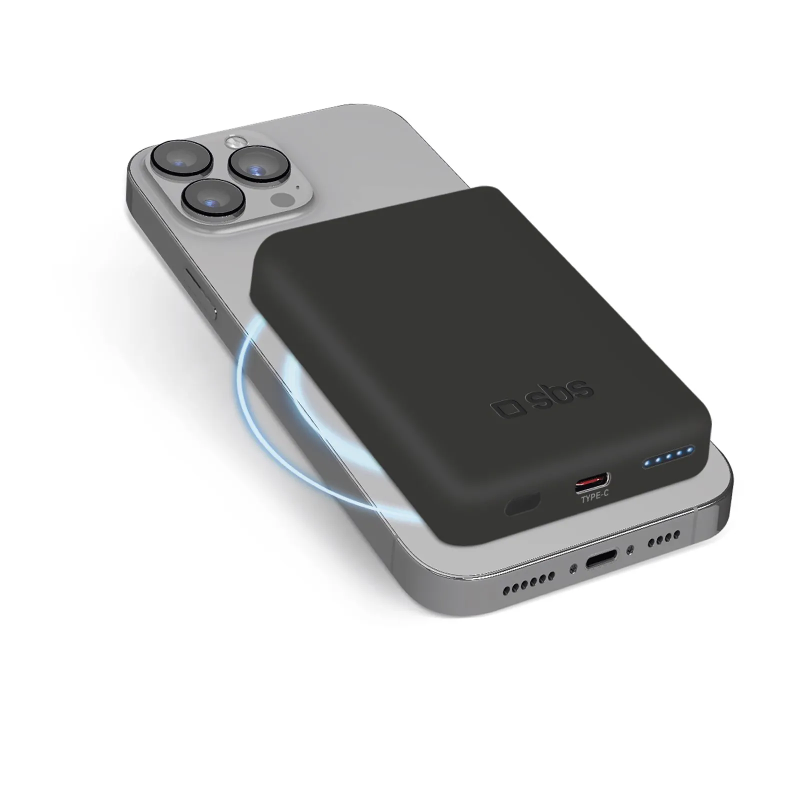 Caricatore Wireless Iphone Power Bank MagSafe 5000mAh Ultra Sottile - Ricarica Wireless Rapida 20W Per IPhone Power Bank Iphone Magnetico