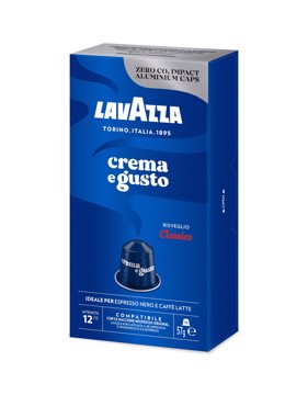 Compat.nespr.cr&gu lavazza all 10 caps alluminio crema&gusto