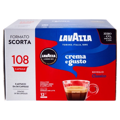 Lavazza A Modo Mio Crema e Gusto, 108 Capsule