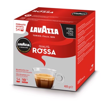 54 Capsule gusto Qualità Rossa compatibili con macchine da caffè A modo mio