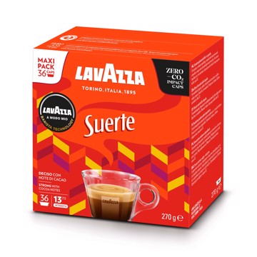 36 Capsule gusto Suerte compatibili con macchine da caffè A modo mio