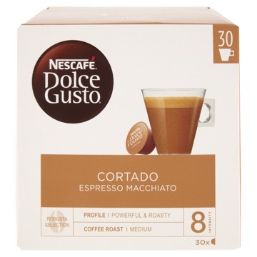 Nescafé Dolce Gusto Caffè Cortado Espresso Macchiato 30 Capsule