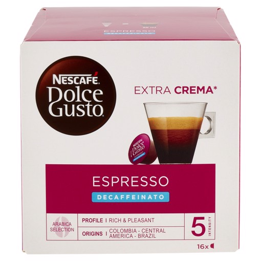 Nescafé Dolce Gusto Caffè Espresso Decaffeinato 16 Capsule