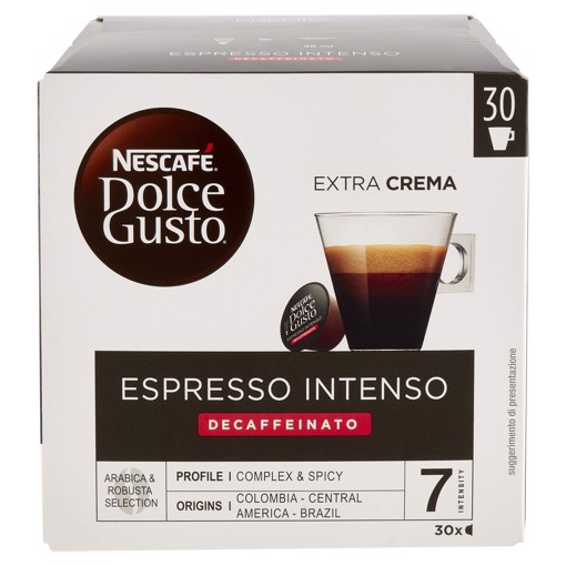 Nescafé Dolce Gusto Caffè Espresso Intenso Decaffeinato 30 Capsule