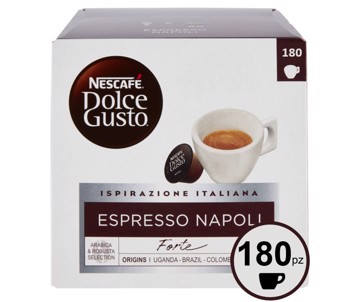 180 Capsule Nescafé Dolce Gusto Caffè Espresso Napoli