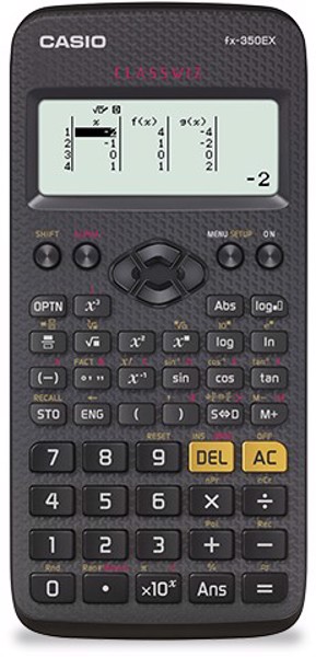 Casio Classwiz FX-350EX calcolatrice Tasca Calcolatrice scientifica Nero