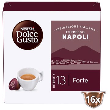 Dcg espresso napoli 16 caps 12400132 espres.napoli 16 cap