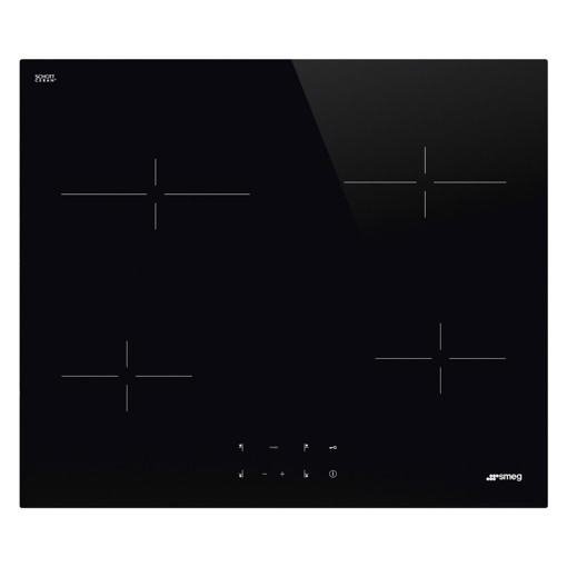 Smeg SE264TD1 piano cottura Nero Da incasso 60 cm Ceramica 4 Fornello(i)