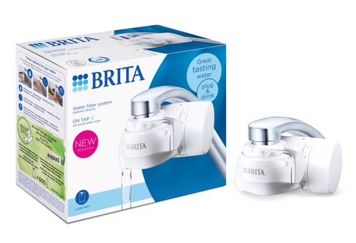 Brita ON TAP V CU CE Filtro per l'acqua del rubinetto Bianco