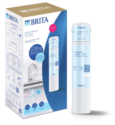 Brita mypure SLIM V-MF Filtro per acqua sotto il lavandino Bianco