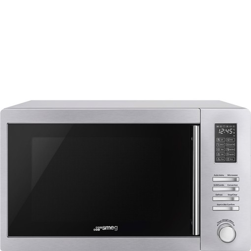 Smeg MOE34CXI2 forno a microonde Superficie piana Microonde combinato 35 L 1100 W Nero, Acciaio inossidabile