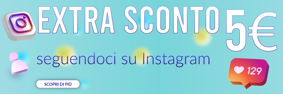 Codice sconto Instagram banner