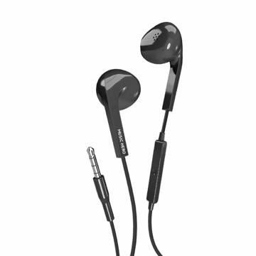 Auricolare semi in ear nero