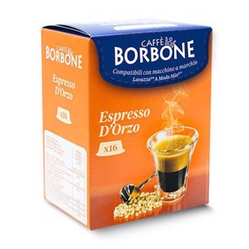 Caffè Borbone Capsule per Lavazza a modo mio caffè Espresso D'Orzo 16 pz