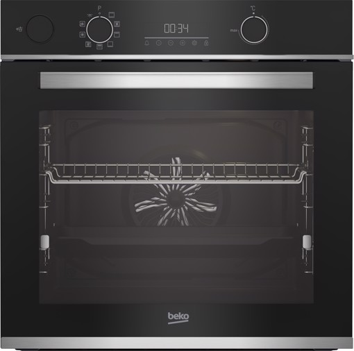 Beko b300 BBIS13300XMPE forno 72 L 2700 W A+ Nero, Acciaio inossidabile