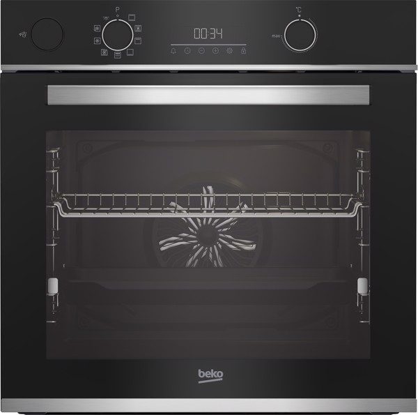 Beko b300 BBIS13300XMPE forno 72 L 2700 W A+ Nero, Acciaio inossidabile