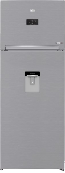 Beko RDNE455E40DXBN frigorifero con congelatore Libera installazione 406 L E Argento