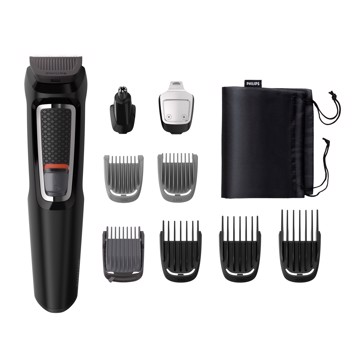 Regola barba ricaricabile kit 9 in 1