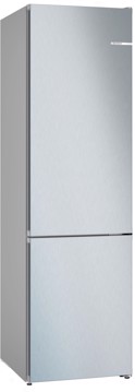 Frigorifero combinato inox h203 l60 p66