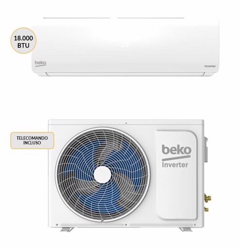 Beko BEHPC181 + BEHPC180 Climatizzatore MONO split system Bianco 18000 btu Wi-Fi
